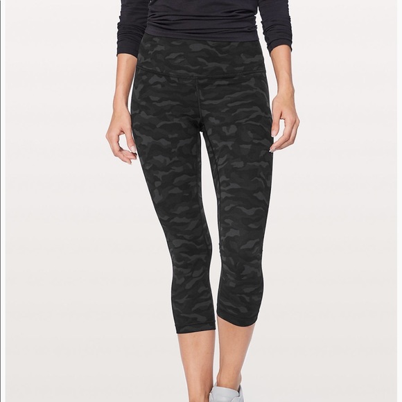 lululemon athletica Pants - Lululemon Align Sequoia Camo Print Deep Coal Black